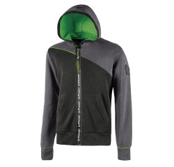 Felpa U-Power Jupiter, grigio/verde