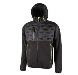 Giacca ibrida U-Power Spock, nero/giallo