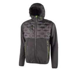 Giacca ibrida U-Power Spock, grigio/verde