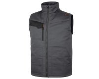 Gilet Deltaplus Stockton3, grigio/arancio