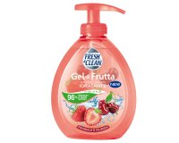 Sapone Gel - liquido - fragola/ciliegia - 300 ml - Fresh&Clean
