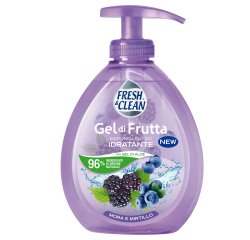 Sapone Gel - liquido - mora/mirtillo - 300 ml - Fresh&Clean