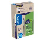 Penna a sfera scatto B2P Ecoball BeGreen - punta 1.0 mm - 10 refill B2P inclusi - blu - Pilot - conf. 10 pezzi