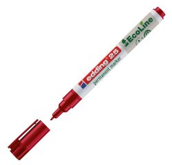 Marcatore permanente 25 Ecoline - punta tonda 1.0 mm - rosso - Edding