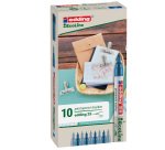 Marcatore permanente 25 Ecoline - punta tonda 1.0 mm - blu - Edding
