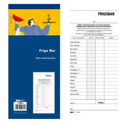 Blocco frigo bar - 22 x 10 cm - 100 fogli - 2 copie autoricalcanti - Edipro