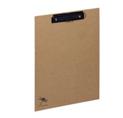 Portablocco Pure - A4 - in cartone - carta kraft - con molla fermafogli - Pagna