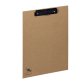 Portablocco Pure - A4 - in cartone - carta kraft - con molla fermafogli - Pagna