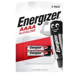 Pila AAAA - 1,5V - LR61 - Max - Energizer - blister 2 pezzi