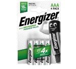Pila ministilo AAA - 1,2V - Power Plus - ricaricabili - Energizer - blister 4 pezzi