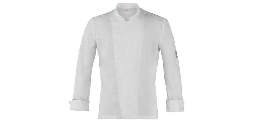 Giacca cuoco Augustin - da uomo - manica lunga - taglia M - bianco - Giblor's