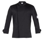 Giacca cuoco Augustin - da uomo - manica lunga - taglia M - nero - Giblor's