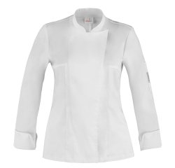 Giacca da chef donna Giblor's Celine, bianco