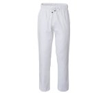 Pantalone da cuoco Giblor's Plutone, bianco