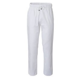 Pantalone da cuoco Giblor's Plutone, bianco