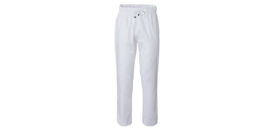 Pantalone da cuoco Giblor's Plutone, bianco