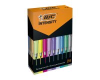 Marcatore Intensity - colori assortiti - Bic - 24 pezzi