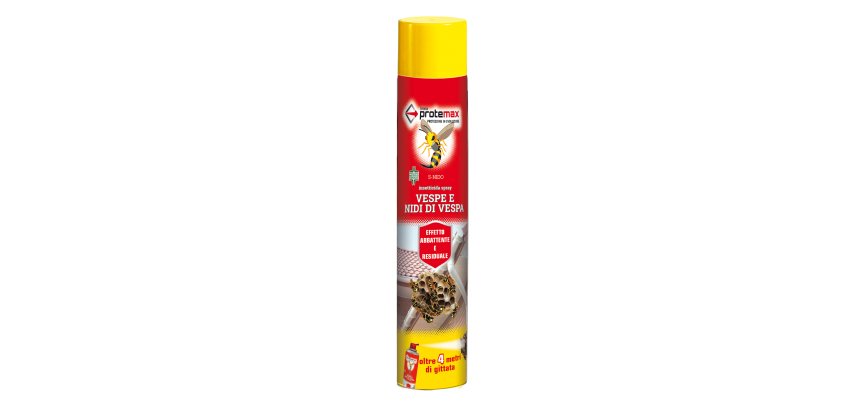 Insetticida spray vespe e nidi di vespa - 750 ml - Protemax