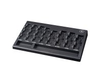 Vassoio portamonete Euro - PP riciclata - 310 x 185 x 30 mm - nero - Iternet