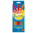 Pastelli Elios - mina 3 mm - con temperamatite - Fila - astuccio 24 pezzi