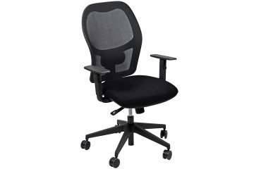 Seduta operativa Hubble HUHU - 4 blocchi - con braccioli regolabili - nero - Unisit