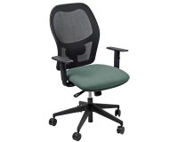 Seduta operativa Hubble HUHU - tessuto Fashion - braccioli regolabili - verde - Unisit