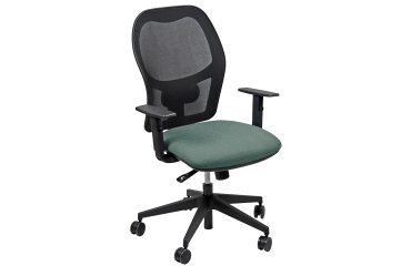 Seduta operativa Hubble HUHU - 4 blocchi - con braccioli regolabili - verde - Unisit