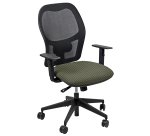 Seduta operativa Hubble HUHU - tessuto Fashion - braccioli regolabili - beige - Unisit