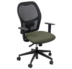 Seduta operativa Hubble HUHU - tessuto Fashion - braccioli regolabili - beige - Unisit
