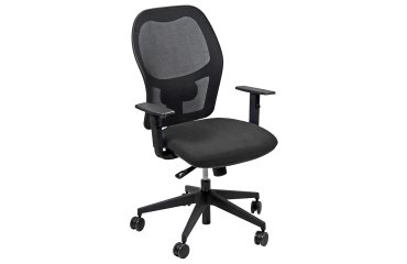 Seduta operativa Hubble HUHU - 4 blocchi - con braccioli regolabili - grigio chiaro - Unisit