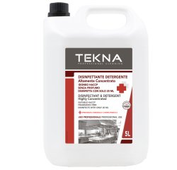 Disinfettante detergente - per superfici - super concentrato - 5 lt - Tekna
