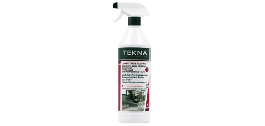 Disinfettante multiuso - senza risciacquo - 1 L - Tekna