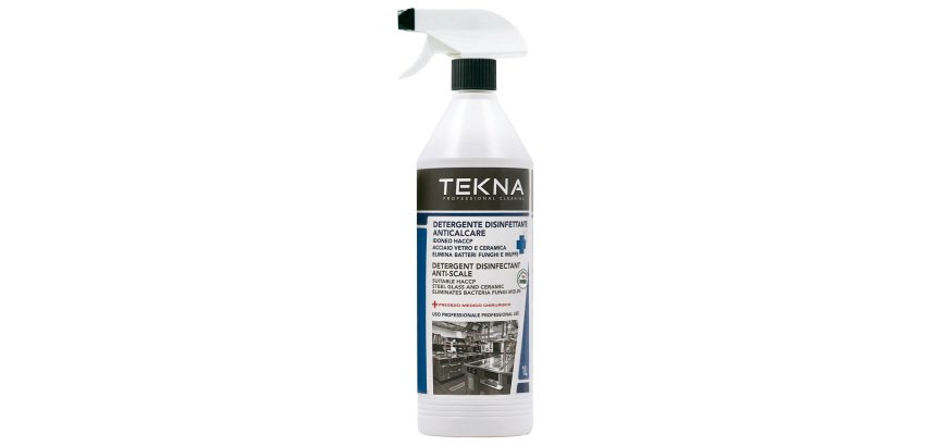 Detergente disinfettante anticalcare - senza profumo - 1 lt - Tekna
