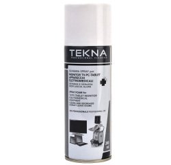 Schiuma spray per monitor/pc/tablet/tv - 200 ml - Tekna