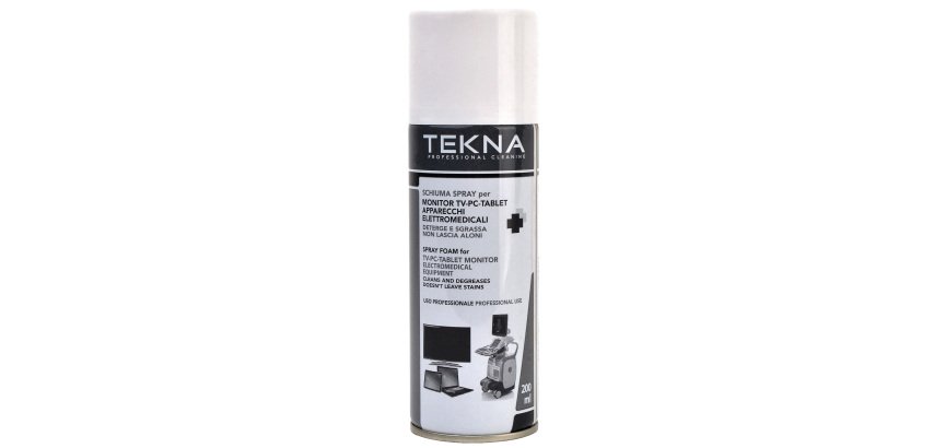 Schiuma spray per monitor/pc/tablet/tv - 200 ml - Tekna