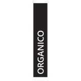 Etichetta adesiva raccolta differenziata - con stampa "ORGANICO" - 50 x 200 mm - vinile - bianco opaco - Medial