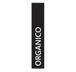 Etichetta adesiva raccolta differenziata - con stampa "ORGANICO" - 45 x 230 mm - vinile - bianco opaco - Medial