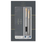 Gift Set DUO - Jotter stainless steel GT sfera + stilografica - punta media - Parker