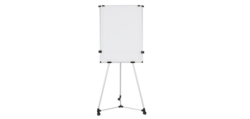 Portablocco magnetico Earth Kyoto - 70 x 100 cm - con base mobile, kit rotolo e bracci estensibili - Bi-Office