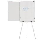 Portablocco magnetico Earth Kyoto - 70 x 100 cm - con base mobile, kit rotolo e bracci estensibili - Bi-Office
