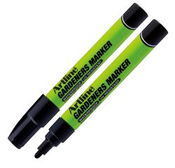 Marcatore permanente - per giardinaggio - punta tonda 2,3 mm - nero - Artline