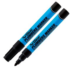 Marcatore permanente - per idraulica - punta tonda 1,5 mm - nero - Artline