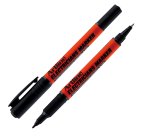 Marcatore permanente - per elettricisti - a doppia punta 0,4-1,0 mm - nero - Artline
