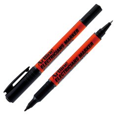 Marcatore permanente - per elettricisti - a doppia punta 0,4-1,0 mm - nero - Artline