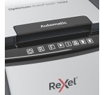 REXEL Distruggidocumenti Optimum Autofeed+ 150M, Taglio Micro, Sicurezza P-5, 150 Fogli, 44L