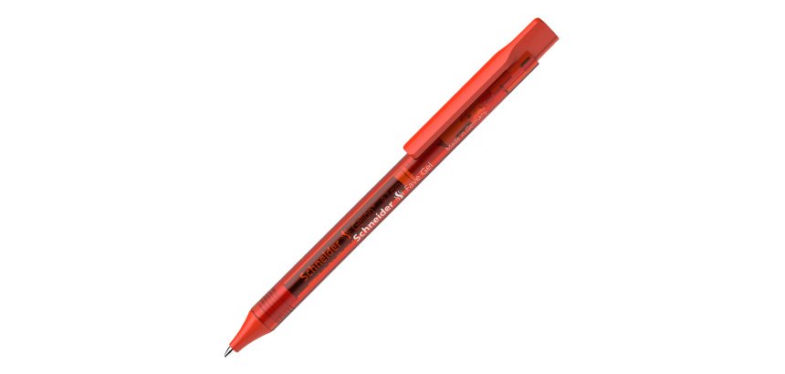 Penna gel Fave a scatto - punta 0.7 mm - rosso - Schneider