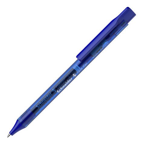 Penna gel Fave a scatto - punta 0.7 mm - blu - Schneider