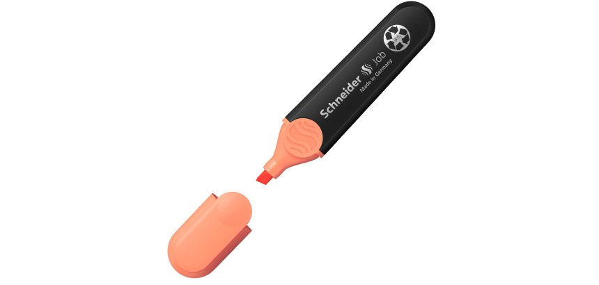 Evidenziatore Job - PPL - punta 1,5 mm - arancio pastello - Schneider