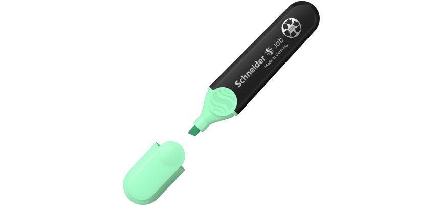 Evidenziatore Job - PPL - punta 1,5 mm - verde pastello - Schneider