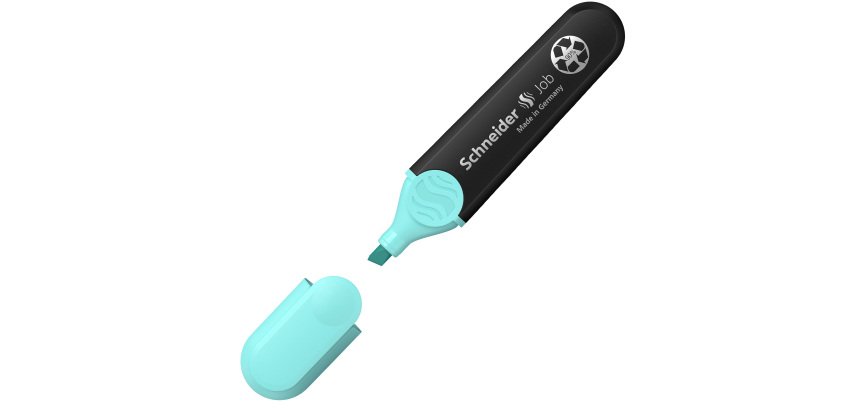 Evidenziatore Job - PPL - punta 1,5 mm - azzurro pastello - Schneider